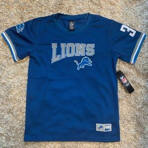 NFL Detroit Lions Youth Blue Jersey